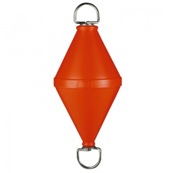 Gavitello in polietilene soffiato con tirante passante, ROSSO